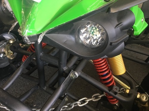 LED Headlight Head Lamp High Low Beam Utility Vehicle ATV Quad Buggy 3-pin