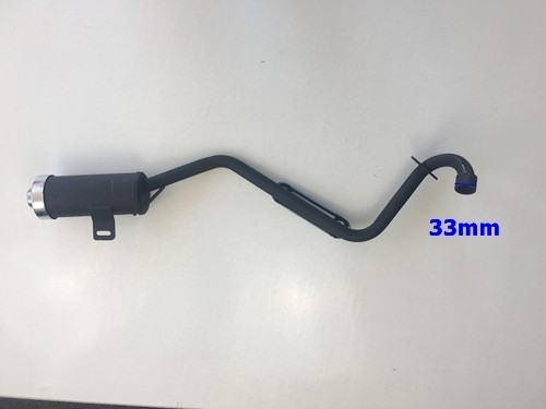 Exhaust Pipe + Muffler System 90cc 110cc 125cc PIT Quad Dirt Bike ATV Dune Buggy