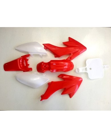 BLACK RED BLUE WHITE Plastics Guard Fairing Fender Kit CRF50 110/125cc PIT PRO Dirt Bike BLACK RED BLUE WHITE Plastics Guard Fairing Fender Kit CRF50 110/125cc PIT PRO Dirt Bike