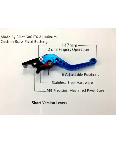 CNC  Short Adjustable Brake Clutch Levers Dirt Bike Pivot KAWASAKI NINJA CNC  Short Adjustable Brake Clutch Levers Dirt Bike Pivot KAWASAKI NINJA