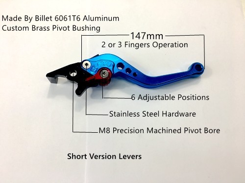 CNC  Short Adjustable Brake Clutch Levers Dirt Bike Pivot KAWASAKI NINJA