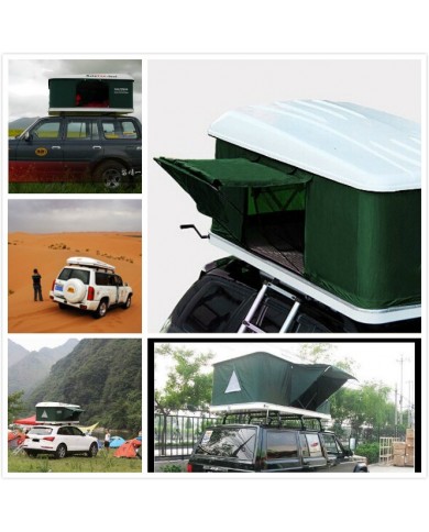 Hard Shell Roof Tent Camping Camper Trailer 4x4 Top Roof Rack Car 125 2p