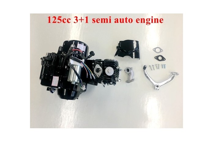 125cc 3+1 Semi Auto Reverse Engine Motor PIT QUAD DIRT BIKE ATV