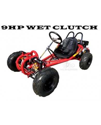 OFFROAD 9HP 270CC GO KART SINGLE SEAT ADULT BUGGY QUAD ATV SUSPENSION WET CLUTCH