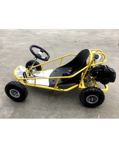 Brand New 49cc Mini Go Kart 4 Wheeler Kids 2 Stroke Buggy Quad Atv Yellow