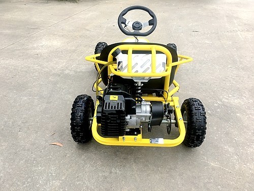 Brand New 49cc Mini Go Kart 4 Wheeler Kids 2 Stroke Buggy Quad Atv Yellow Brand New 49cc Mini Go Kart 4 Wheeler Kids 2 Stroke Buggy Quad Atv Yellow