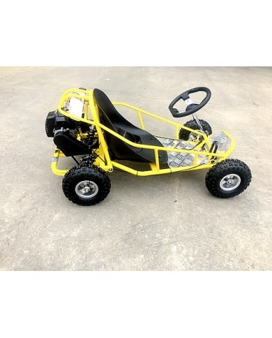 Brand New 49cc Mini Go Kart 4 Wheeler Kids 2 Stroke Buggy Quad Atv Yellow