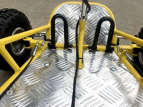 Brand New 49cc Mini Go Kart 4 Wheeler Kids 2 Stroke Buggy Quad Atv Yellow Brand New 49cc Mini Go Kart 4 Wheeler Kids 2 Stroke Buggy Quad Atv Yellow