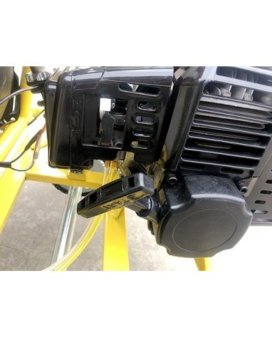 Brand New 49cc Mini Go Kart 4 Wheeler Kids 2 Stroke Buggy Quad Atv Yellow