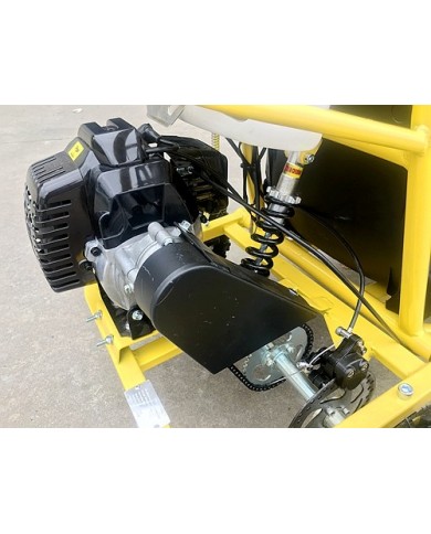 Brand New 49cc Mini Go Kart 4 Wheeler Kids 2 Stroke Buggy Quad Atv Yellow