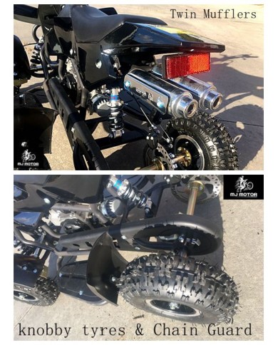 49CC MINI QUAD BIKE ATV BUGGY KIDS 4 WHEELER POCKET PIT DIRT BIKE  MJMOTOR BLK 49CC MINI QUAD BIKE ATV BUGGY KIDS 4 WHEELER POCKET PIT DIRT BIKE  MJMOTOR BLK