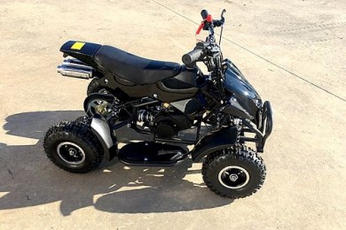 49CC MINI QUAD BIKE ATV BUGGY KIDS 4 WHEELER POCKET PIT DIRT BIKE  MJMOTOR BLK 49CC MINI QUAD BIKE ATV BUGGY KIDS 4 WHEELER POCKET PIT DIRT BIKE  MJMOTOR BLK