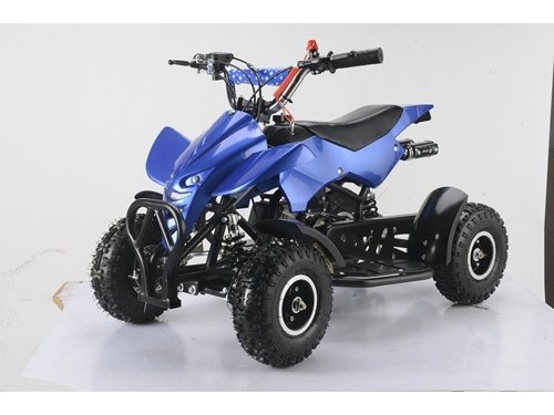 49CC MINI QUAD BIKE ATV BUGGY KIDS 4 WHEELER POCKET PIT DIRT BIKE MJMOTOR  BLUE