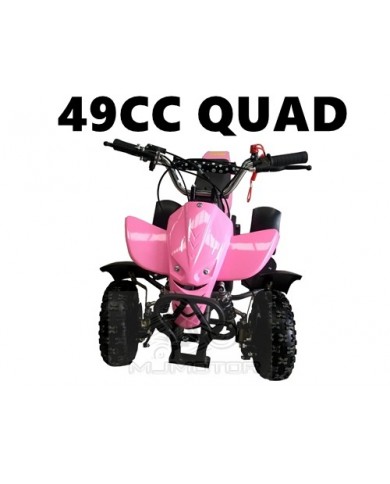 49CC MINI QUAD BIKE ATV BUGGY KIDS 4 WHEELER POCKET PIT DIRT BIKE  MJMOTOR PINK 49CC MINI QUAD BIKE ATV BUGGY KIDS 4 WHEELER POCKET PIT DIRT BIKE  MJMOTOR PINK