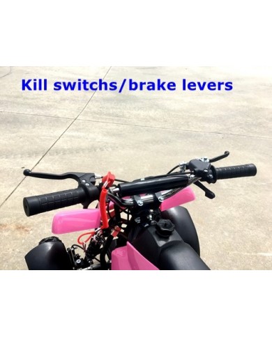 49CC MINI QUAD BIKE ATV BUGGY KIDS 4 WHEELER POCKET PIT DIRT BIKE  MJMOTOR PINK 49CC MINI QUAD BIKE ATV BUGGY KIDS 4 WHEELER POCKET PIT DIRT BIKE  MJMOTOR PINK