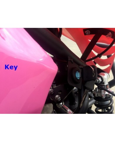 49CC MINI QUAD BIKE ATV BUGGY KIDS 4 WHEELER POCKET PIT DIRT BIKE  MJMOTOR PINK 49CC MINI QUAD BIKE ATV BUGGY KIDS 4 WHEELER POCKET PIT DIRT BIKE  MJMOTOR PINK