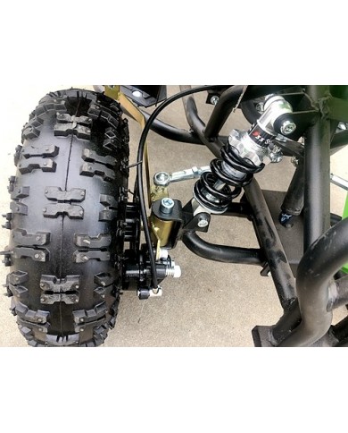 49CC MINI QUAD BIKE ATV BUGGY KIDS 4 WHEELER POCKET PIT DIRT BIKE  MJMOTOR GREEN 49CC MINI QUAD BIKE ATV BUGGY KIDS 4 WHEELER POCKET PIT DIRT BIKE  MJMOTOR GREEN