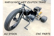 9HP 270CC MOTORISED DRIFT TRIKE HUFFY SLIDER FAT BOY GOKART FATBOY DT4 FULL SIZE