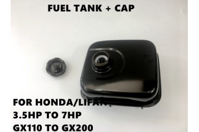 Gas Petrol Fuel Tank+Cap Honda Engines Motors GX120 GX140 GX160 GX200 5.5HP 6.5HP