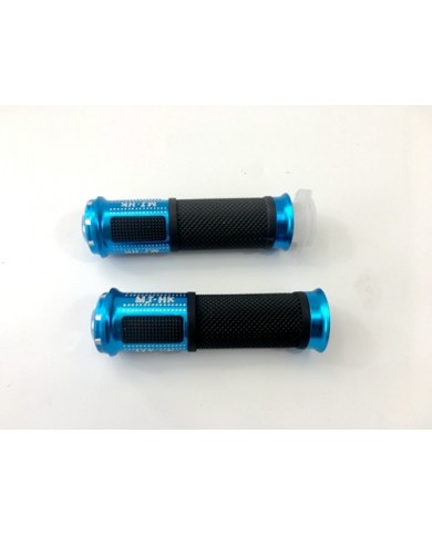 Pair of 7/8" 22mm Universal Motorcycle Motorbike Handlebar Hand Grips Blue Pair of 7/8" 22mm Universal Motorcycle Motorbike Handlebar Hand Grips Blue