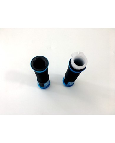 Pair of 7/8" 22mm Universal Motorcycle Motorbike Handlebar Hand Grips Blue Pair of 7/8" 22mm Universal Motorcycle Motorbike Handlebar Hand Grips Blue