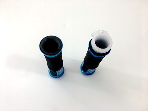 Pair of 7/8" 22mm Universal Motorcycle Motorbike Handlebar Hand Grips Blue