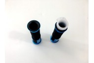 Pair of 7/8" 22mm Universal Motorcycle Motorbike Handlebar Hand Grips Blue