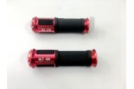 Pair of 7/8" 22mm Universal Motorcycle Motorbike Handlebar Hand Grips Red