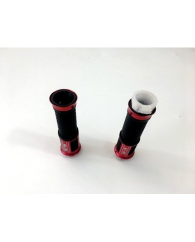 Pair of 7/8" 22mm Universal Motorcycle Motorbike Handlebar Hand Grips Red Pair of 7/8" 22mm Universal Motorcycle Motorbike Handlebar Hand Grips Red