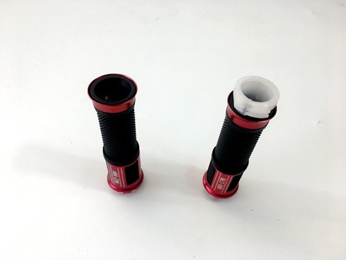 Pair of 7/8" 22mm Universal Motorcycle Motorbike Handlebar Hand Grips Red
