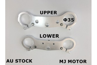 35mm Front Fork Lower Upper Triple Tree Stem Clamp 49cc Mini Pocket Dirt Bike
