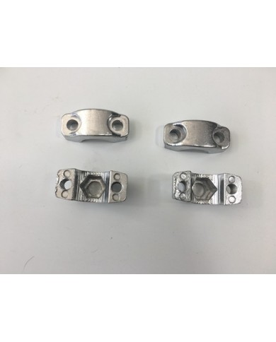 Handlebar Bar Risers Mount Bracket Clamp Taper For 47cc 49cc Mini Bike 22mm Handlebar Bar Risers Mount Bracket Clamp Taper For 47cc 49cc Mini Bike 22mm