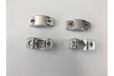 Handlebar Bar Risers Mount Bracket Clamp Taper For 47cc 49cc Mini Bike 22mm