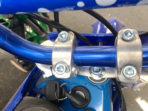 Handlebar Bar Risers Mount Bracket Clamp Taper For 47cc 49cc Mini Bike 22mm