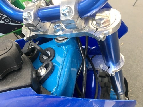 FRONT UPSIDE DOWN FORKS MINI DIRT POCKET BIKE 47cc 49cc A PAIR COLORS