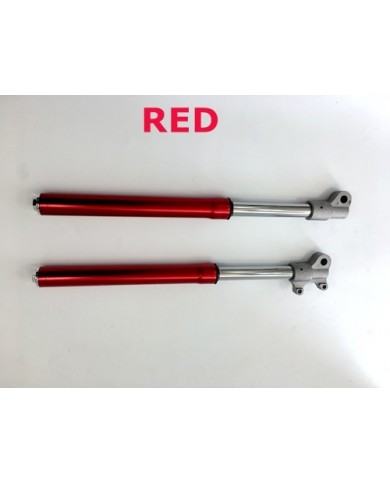 FRONT UPSIDE DOWN FORKS MINI DIRT POCKET BIKE 47cc 49cc A PAIR COLORS FRONT UPSIDE DOWN FORKS MINI DIRT POCKET BIKE 47cc 49cc A PAIR COLORS