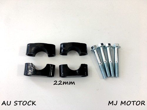 Handle bar Clamp Riser Mount 110cc 125cc Dirt Pit bike ATV 22mm 7/8" Handlebar Handle bar Clamp Riser Mount 110cc 125cc Dirt Pit bike ATV 22mm 7/8" Handlebar