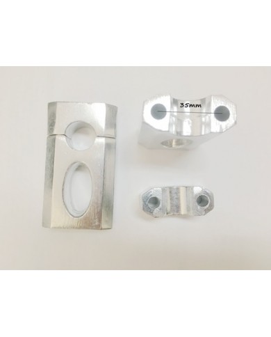 7/8" 22 mm Handlebar Bar Mount Clamp Riser Risers for Motorcycle Dirt Bike ATV 7/8" 22 mm Handlebar Bar Mount Clamp Riser Risers for Motorcycle Dirt Bike ATV