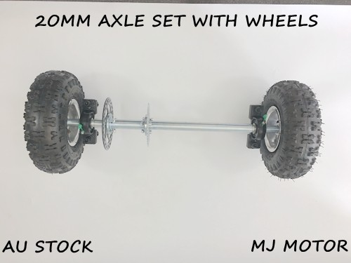 Huffy Slider Drift Trike Go Kart 40mm 980mm Complete Hollow Axle Assembly 18 Huffy Slider Drift Trike Go Kart 40mm 980mm Complete Hollow Axle Assembly 18