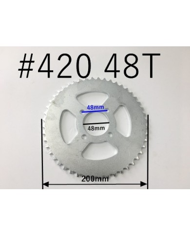 48 Teeth 420 Rear Back Chain Sprocket Cog TRAIL QUAD DIRT BIKE ATV Buggy Gokart 48 Teeth 420 Rear Back Chain Sprocket Cog TRAIL QUAD DIRT BIKE ATV Buggy Gokart