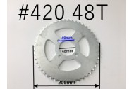 48 Teeth 420 Rear Back Chain Sprocket Cog TRAIL QUAD DIRT BIKE ATV Buggy Gokart 48 Teeth 420 Rear Back Chain Sprocket Cog TRAIL QUAD DIRT BIKE ATV Buggy Gokart