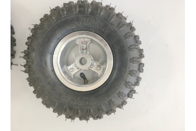 4.10- 4" Inch Rear Wheel Rim + Tyre Tire 49cc Mini Quad Bike ATV Buggy 16 Spline 4.10- 4" Inch Rear Wheel Rim + Tyre Tire 49cc Mini Quad Bike ATV Buggy 16 Spline