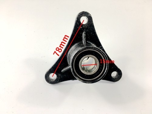 15MM WHEEL HUB 3 STUD 15MM AXLE  ATV QUAD GO KART DRIFT TRIKE FRONT WHEEL 15MM WHEEL HUB 3 STUD 15MM AXLE  ATV QUAD GO KART DRIFT TRIKE FRONT WHEEL