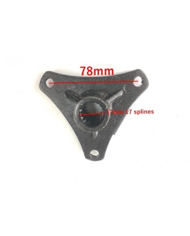 17MM WHEEL HUB 3 STUD 17MM AXLE  ATV QUAD GO KART DRIFT TRIKE FRONT WHEEL 17 SPLINES 17MM WHEEL HUB 3 STUD 17MM AXLE  ATV QUAD GO KART DRIFT TRIKE FRONT WHEEL 17 SPLINES