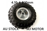 4.10- 4" Inch Wheel Rim + Tyre Tire 49cc Mini Quad Bike ATV Buggy 10mm Bearings