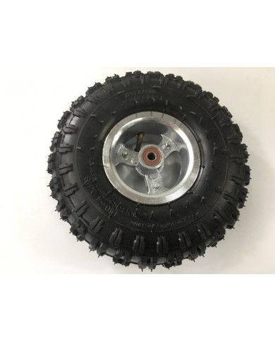 4.10- 4" Inch Wheel Rim + Tyre Tire 49cc Mini Quad Bike ATV Buggy 10mm Bearings 4.10- 4" Inch Wheel Rim + Tyre Tire 49cc Mini Quad Bike ATV Buggy 10mm Bearings