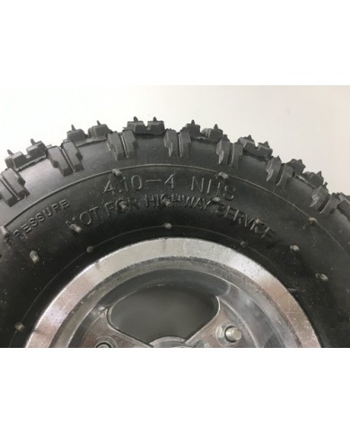 4.10- 4" Inch Wheel Rim + Tyre Tire 49cc Mini Quad Bike ATV Buggy 10mm Bearings 4.10- 4" Inch Wheel Rim + Tyre Tire 49cc Mini Quad Bike ATV Buggy 10mm Bearings
