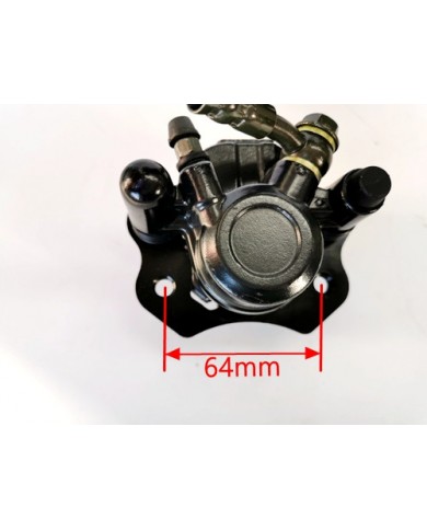 Hydraulic Rear Disc Brake Caliper System+ Pad 110 125 cc Quad Atv Go Kart Trike Hydraulic Rear Disc Brake Caliper System+ Pad 110 125 cc Quad Atv Go Kart Trike