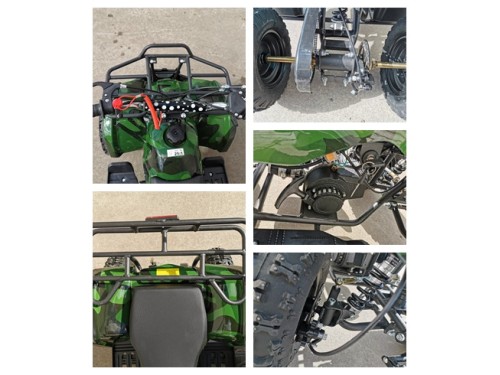 49CC MINI QUAD BIKE ATV BUGGY KIDS 4 WHEELER POCKET PIT DIRT BIKE  MJMOTOR GREEN