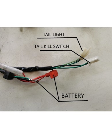 Electric Start Wiring Harness Loom 50cc 110cc 125cc QUAD DIRT BIKE ATV Buggy Electric Start Wiring Harness Loom 50cc 110cc 125cc QUAD DIRT BIKE ATV Buggy